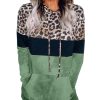 Azura Exchange Leopard Colorblock Hoodie – 2XL