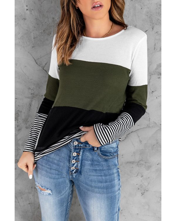 Azura Exchange Colorblock Stripes Top – 2XL