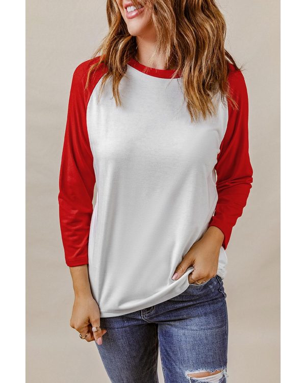 Azura Exchange Raglan Sleeve Pullover Top – L