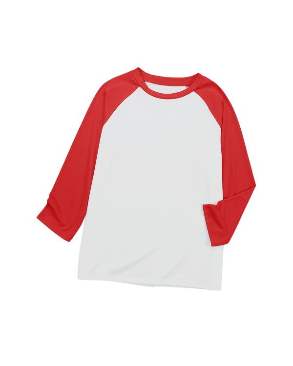 Azura Exchange Raglan Sleeve Pullover Top – L