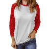 Azura Exchange Raglan Sleeve Pullover Top – L