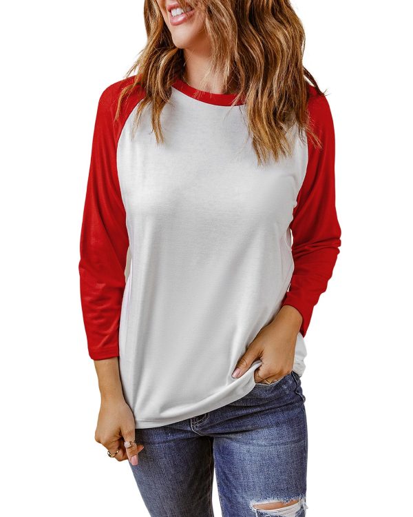 Azura Exchange Raglan Sleeve Pullover Top – L