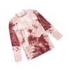 Azura Exchange Tie Dye Long Sleeve Crew Neck Top – L