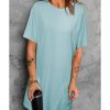 Azura Exchange Side Pockets Short Sleeve Tunic Top – L