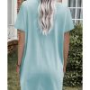 Azura Exchange Side Pockets Short Sleeve Tunic Top – L