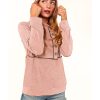 Azura Exchange Princess Line Out Seam Hoodie with Front Buttons – L