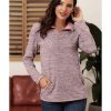 Azura Exchange Quarter Zip Pullover Sweatshirt – 2XL