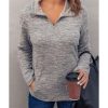 Azura Exchange Quarter Zip Pullover Sweatshirt – 2XL