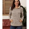 Azura Exchange Quarter Zip Pullover Sweatshirt – 2XL