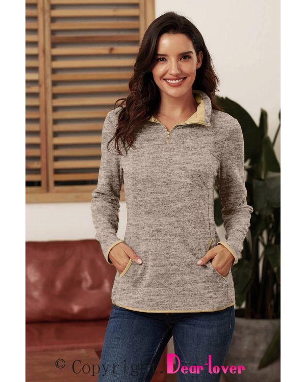 Azura Exchange Quarter Zip Pullover Sweatshirt – 2XL