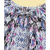 Azura Exchange Print Split Neck Blouse – 2XL