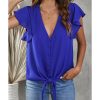 Azura Exchange Button Tie Top – 2XL