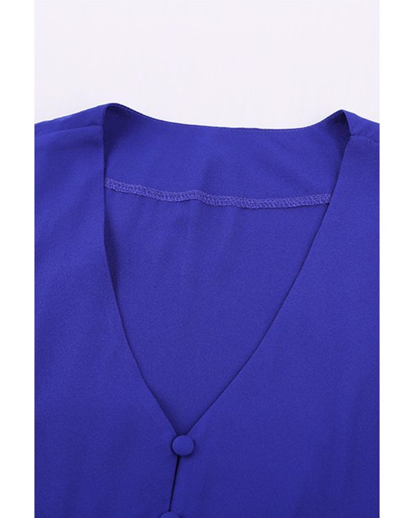 Azura Exchange Button Tie Top – 2XL