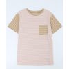 Azura Exchange Patchwork Tee with Contrast Stripes – L