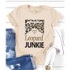 Azura Exchange LEOPARD JUNKIE Letter Heart Graphic Print T-Shirt – L