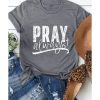 Azura Exchange Pray Always Graphic Tee – L