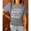 Azura Exchange Leaves and Lattes Please Graphic Tee – 2XL