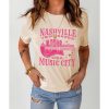 Azura Exchange Nashville Music City Graphic Print T-Shirt – L