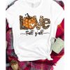 Azura Exchange Leopard Pumpkin Graphic Print Crew Neck T-Shirt – L