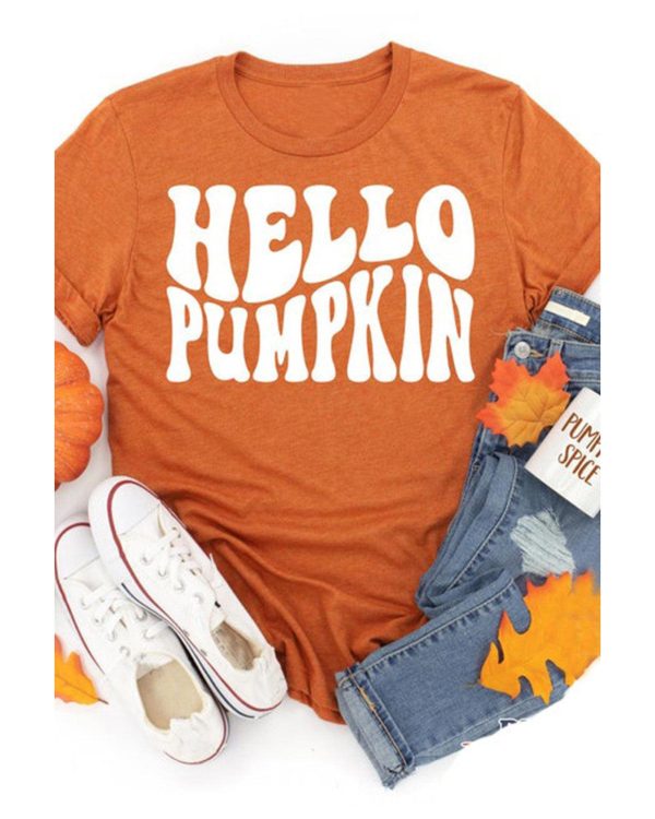 Azura Exchange Pumpkin Short Sleeve Tee – S