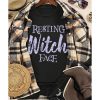 Azura Exchange Resting Witch Face Graphic Tee – L