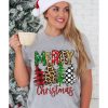 Azura Exchange Christmas Tree Pattern Crew Neck Graphic Tee – 2XL