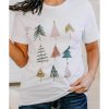 Azura Exchange Christmas Tree Graphic Tee – L