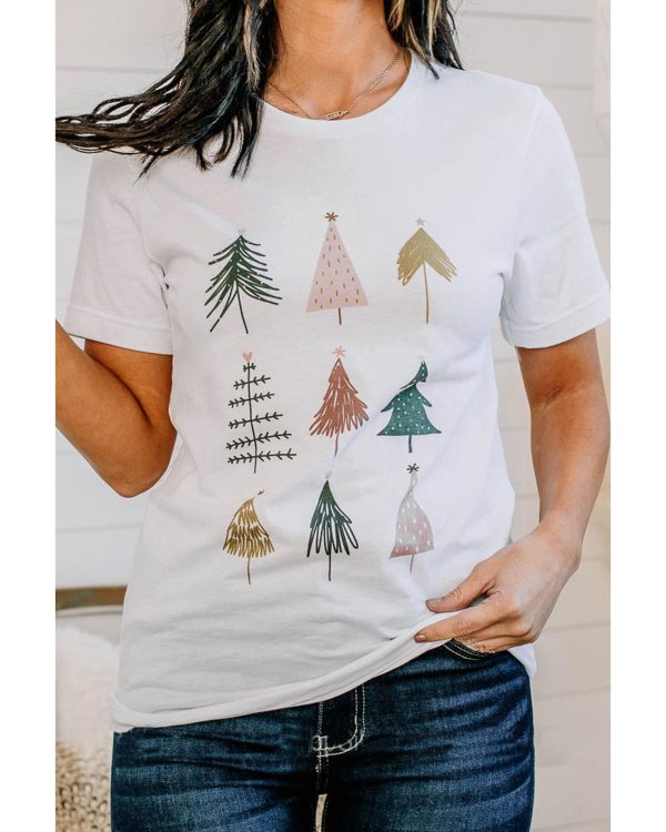 Azura Exchange Christmas Tree Graphic Tee – L