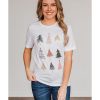 Azura Exchange Christmas Tree Graphic Tee – L