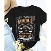 Azura Exchange NASHVILLE Letter Guitar Print Tee – L