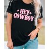 Azura Exchange Cowboy Letters Crew Neck T-shirt – L