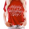 Azura Exchange Heart Print Short Sleeve T Shirt – 2XL