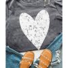 Azura Exchange Heart Graphic Print T-Shirt – L