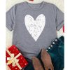 Azura Exchange Heart Graphic Print T-Shirt – L