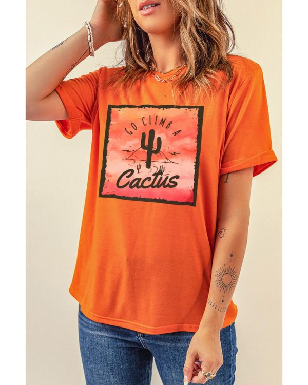 Azura Exchange Cactus Western Graphic Print Tee – 2XL