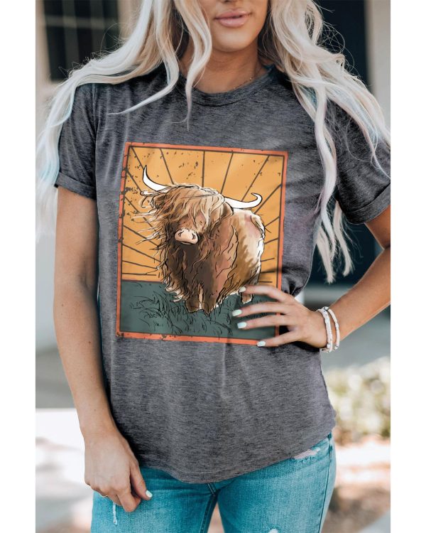 Azura Exchange Wild Land Western Fashion Graphic Tee – 2XL