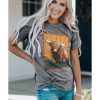 Azura Exchange Wild Land Western Fashion Graphic Tee – 2XL