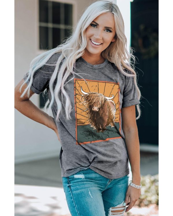 Azura Exchange Wild Land Western Fashion Graphic Tee – 2XL