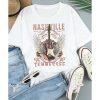 Azura Exchange Music City Guitar Graphic Print Tee – L