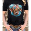 Azura Exchange Animal Head Graphic Western T-shirt – L