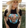 Azura Exchange Animal Head Graphic Western T-shirt – L