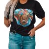 Azura Exchange Animal Head Graphic Western T-shirt – L