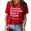 Azura Exchange American Freedom Day Slogan Print T-Shirt – S