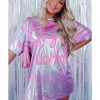 Azura Exchange Stay Wild Graphic Oversized Tee – S