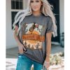 Azura Exchange Wild Cowboy Cactus Print Graphic Tee – 2XL