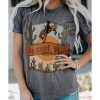 Azura Exchange Wild Cowboy Cactus Print Graphic Tee – 2XL