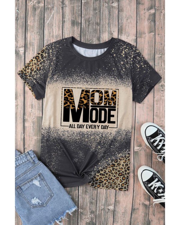 Azura Exchange Leopard Bleach Print Vintage Graphic Tee – S