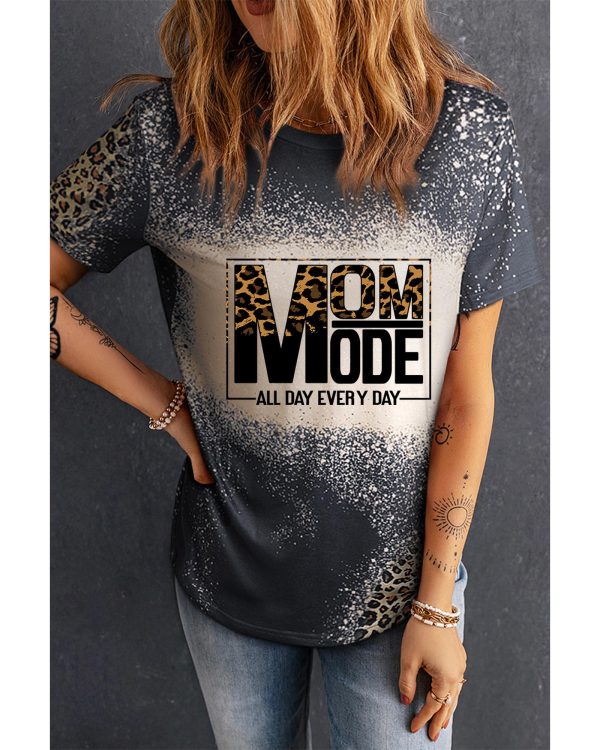 Azura Exchange Leopard Bleach Print Vintage Graphic Tee – S