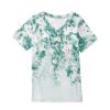 Azura Exchange Floral Print V Neck T-Shirt – M