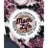 Azura Exchange Leopard Print Graphic Tee with Mom Life Slogan – S